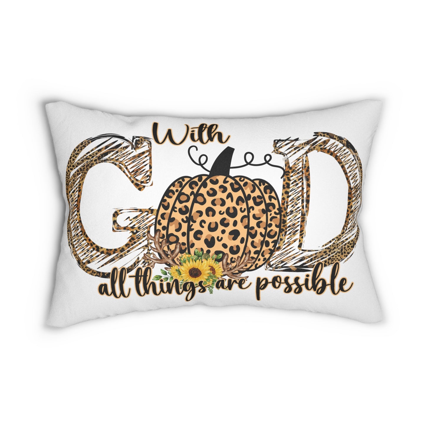 Spun Polyester Lumbar Pillow