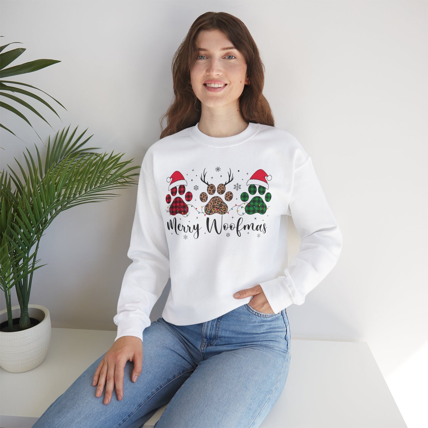 Merry Woofmas Dog Sweatshirt