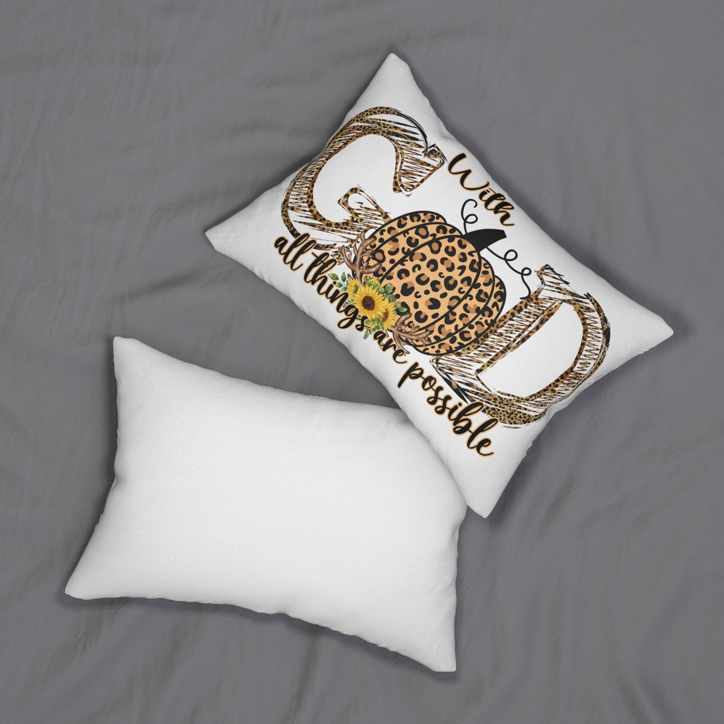 Spun Polyester Lumbar Pillow