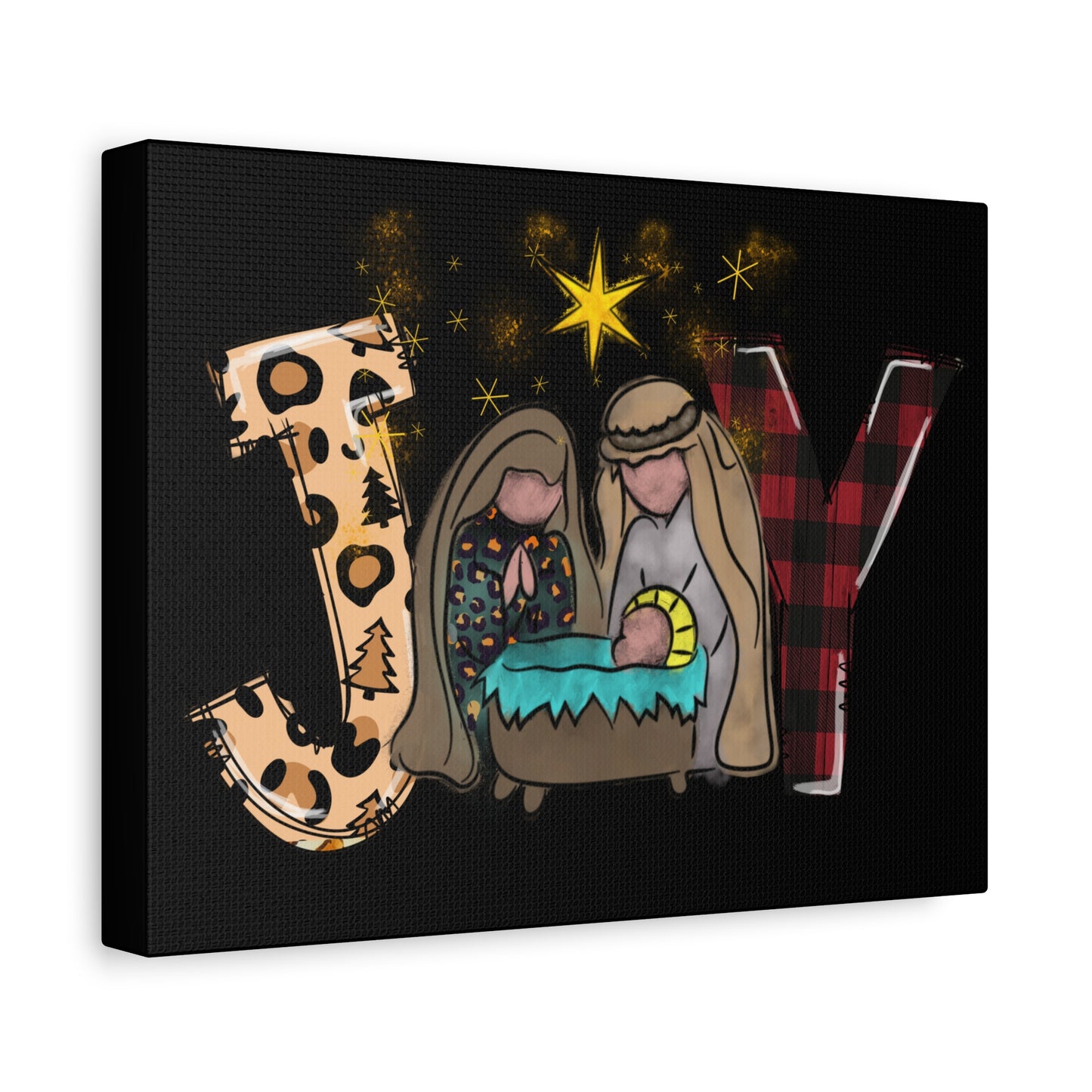 Matte Canvas, Stretched, 1.25" Joy Christian Canvas