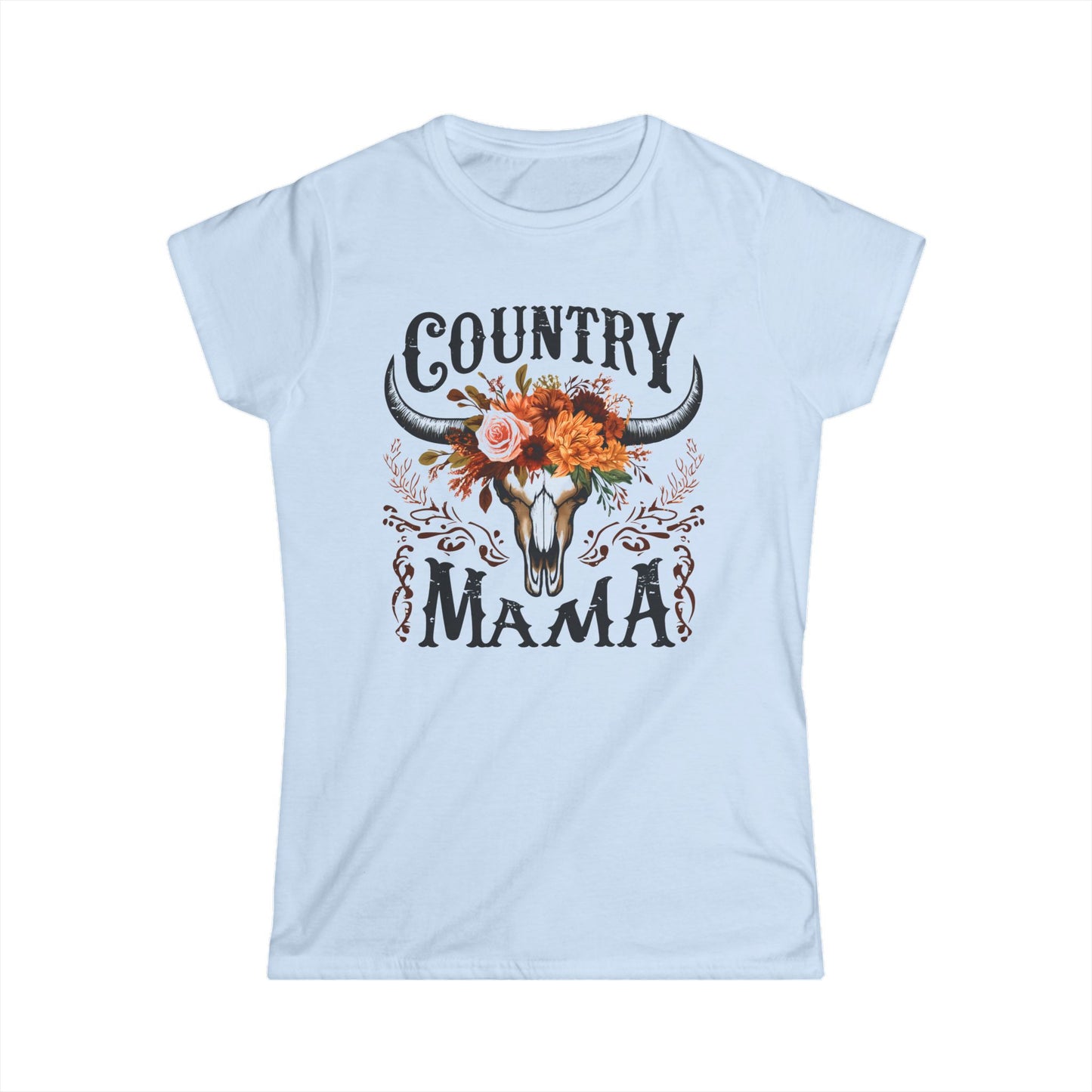 Country Mama Skull Tee