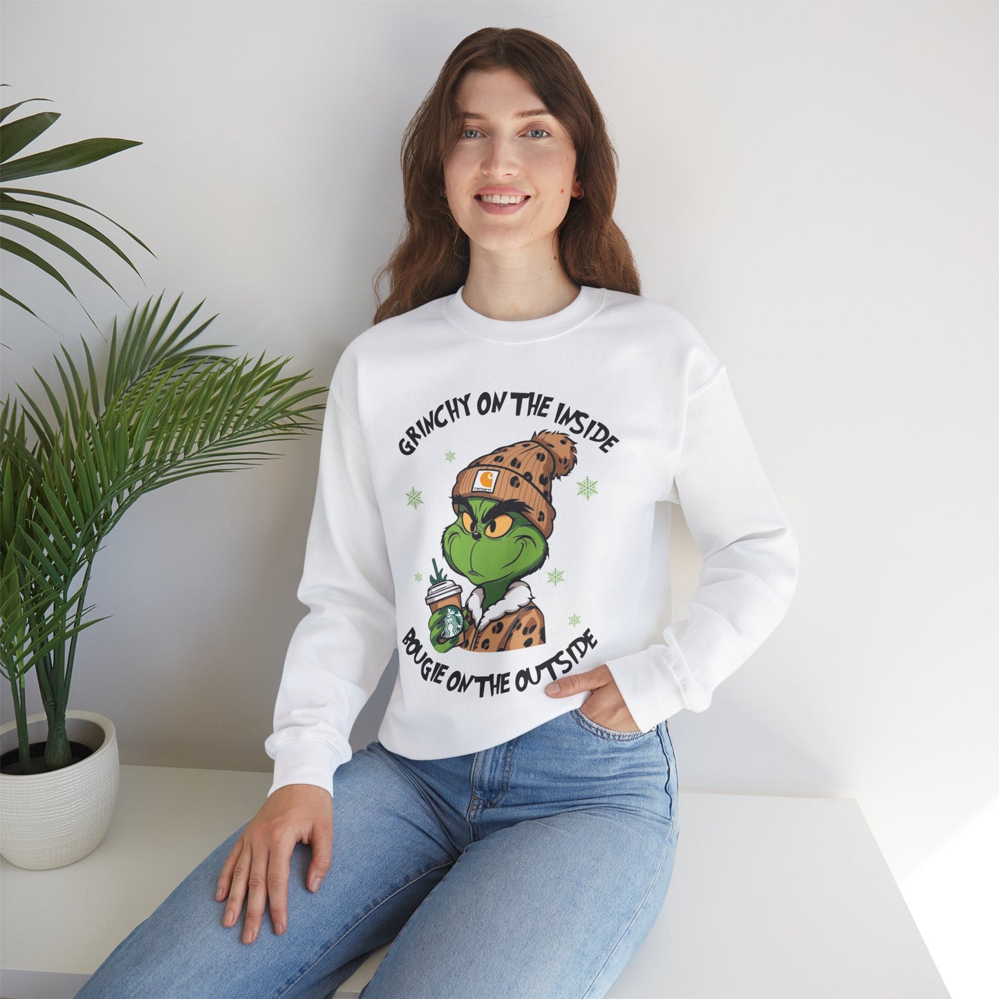 Grinch Christmas Unisex Heavy Blend™ Crewneck Sweatshirt